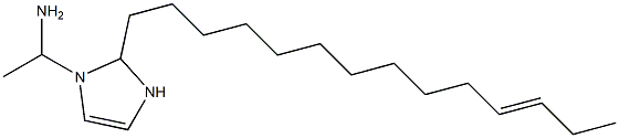 1-(1-Aminoethyl)-2-(11-tetradecenyl)-4-imidazoline 结构式