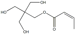 (Z)-2-Butenoic acid 3-hydroxy-2,2-bis(hydroxymethyl)propyl ester 结构式