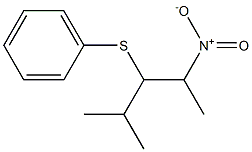 2-Methyl-4-nitro-3-(phenylthio)pentane 结构式