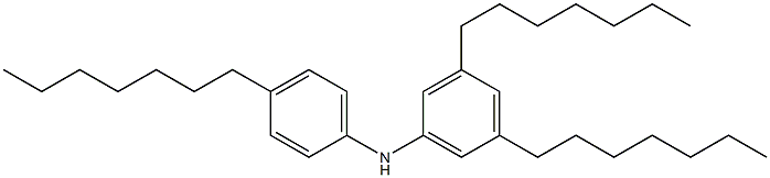 4,3',5'-Triheptyl[iminobisbenzene] 结构式