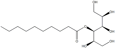 D-Mannitol 4-decanoate 结构式