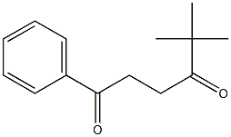 1-Phenyl-5,5-dimethylhexane-1,4-dione 结构式