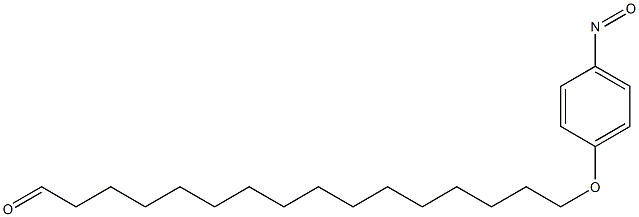 16-(4-Nitrosophenoxy)hexadecanal 结构式