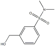 3-Hydroxymethyl-N,N-dimethyl-benzenesulfonamide 结构式