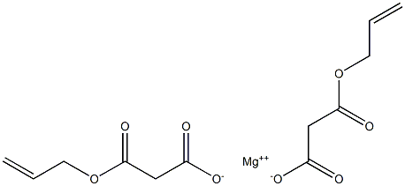 Bis (malonic acid monoallylester) magnesium salt 结构式