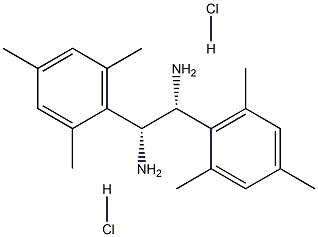 (R,R)-1,2-双(2,4,6-三甲基苯基)-1,2-乙二胺二盐酸盐,95%, 结构式