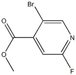 2-氟-5-溴异烟酸甲酯 结构式