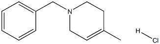 1-苄基-4-甲基-1,2,3,6-四氢吡啶盐酸盐 结构式