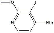 3-Iodo-2-methoxy-4-pyridinamine 结构式