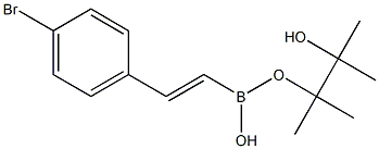 反-4-溴-BETA-苯乙烯硼酸频哪醇酯,96% 结构式