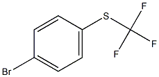 4-三氟甲硫基-1-溴苯 结构式