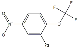 2-氯-4-硝基三氟甲氧基苯 结构式