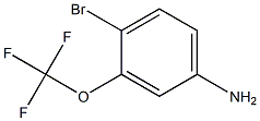 2-溴-5-氨基三氟甲氧基苯 结构式