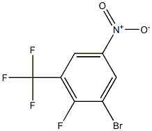 2-三氟甲基-4-硝基-6-溴氟苯 结构式