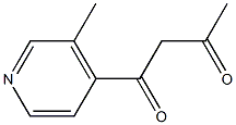 1-(3-Methyl-4-pyridinyl)-1,3-butanedione 结构式