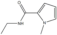 N-Ethyl-1-methylpyrrole-2-carboxamide 结构式