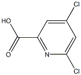 4,6 -二氯吡啶-2-甲酸 结构式