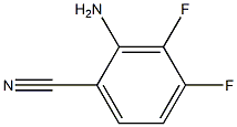 2-氨基-3,4-二氟苯腈 结构式