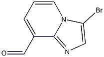 3-溴咪唑并[1,2-A]吡啶-8-甲醛 结构式