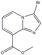 3-溴咪唑并[1,2-A]吡啶-8-甲酸甲酯 结构式