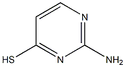 2-aminopyrimidine-4-thiol 结构式