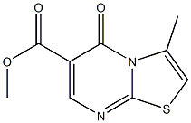 methyl 3-methyl-5-oxo-5H-[1,3]thiazolo[3,2-a]pyrimidine-6-carboxylate 结构式