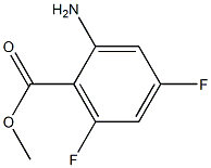 methyl 2-amino-4,6-difluorobenzoate 结构式