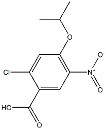 2-chloro-4-isopropoxy-5-nitrobenzoic acid 结构式