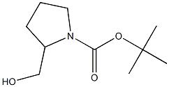 N-BOC-吡咯烷-2-甲醇 结构式
