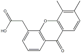 2-(5,6-dimethyl-9-oxo-9H-xanthen-4-yl)acetic acid 结构式