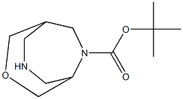 tert-butyl 3-oxa-7,9-diazabicyclo[3.3.2]decane-9-carboxylate 结构式
