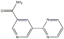 5-(pyrimidin-2-yl)pyridine-3-carboxamide 结构式