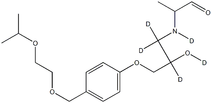 Keto Bisoprolol-d5 结构式
