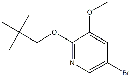 5-broMo-3-Methoxy-2-(neopentyloxy)pyridine 结构式
