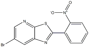 6-broMo-2-(2-nitrophenyl)thiazolo[5,4-b]pyridine 结构式