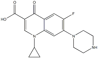 环丙沙星杂质A (氟喹啉酸) 结构式