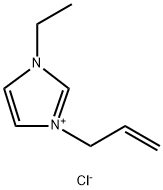 1-烯丙基-3-乙基咪唑氯盐 结构式