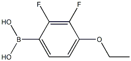 4-乙氧基-2,3-二氟苯硼酸 结构式
