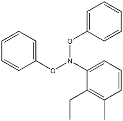 N,N-二苯氧乙基间甲基苯胺 结构式