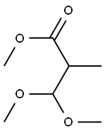 Methyl 3,3-dimethoxy-2-methylpropanoate 结构式