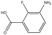3-Amino-2-fluorobenzoic acid 95% 结构式