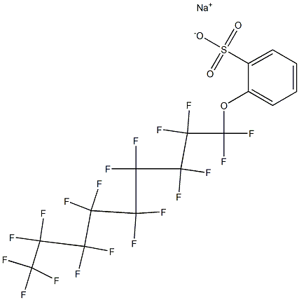 全氟壬烯氧基苯磺酸钠 结构式