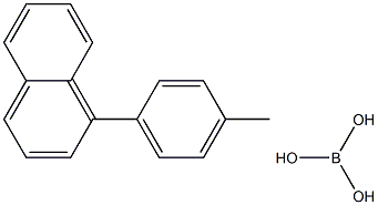 对甲基苯基萘硼酸 结构式