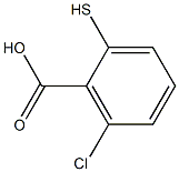 2-巯基-6-氯-苯甲酸 结构式