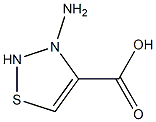 3-氨基-噻二唑-4-甲酸 结构式