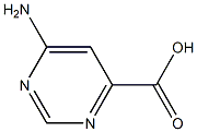 4-氨基-6-嘧啶甲酸 结构式