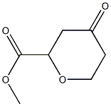 4-氧代-四氢-2-吡喃甲酸甲酯 结构式