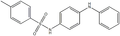 N-(对甲苯磺酰基)-N'-苯基对苯二胺 结构式