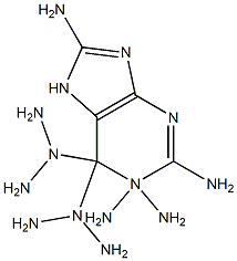 6-糠氨基腺嘌呤 结构式