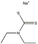 二乙基二硫代氨基甲酸钠溶液 结构式